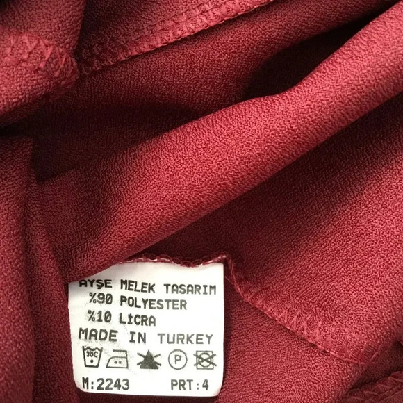 Set Jacket Skirt Maxi Lace sequins Burgund  Evening Formal Sz 14 US Women PLUS - Picture 9 of 10